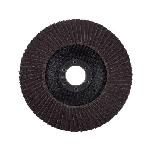EXTOL PREMIUM lamellás csiszoló acél, Alu, műa. és fa munkadarabok csiszolására, 125×22mm; P40, kúpos, max.:12.300 ford./perc, E