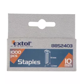   EXTOL PREMIUM szeg fejjel profi tűzőgéphez 1000db ; 14mm (2,0×1,2×0,52mm)