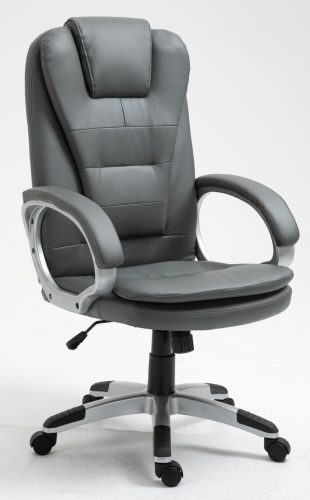 BipiLine Relax Ergonomikus Főnöki Forgószék - Irodai Szék - 01 - Szürke
