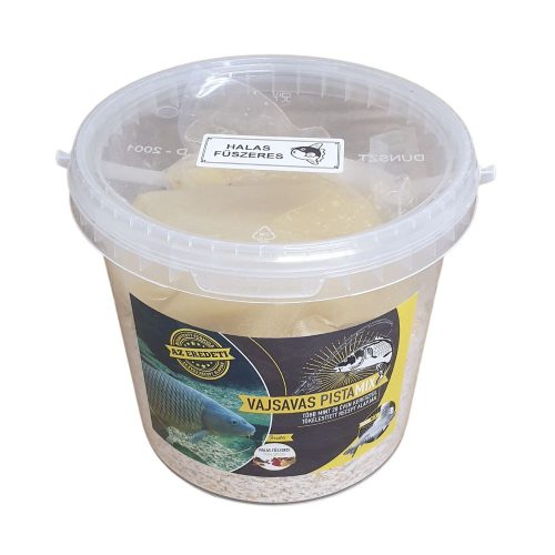 PistaMix Vajsavas Etetőkeverék Vödörben Halas Fűszeres - 1500g - Roppantott