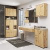 AKORD FIN Fürdőszobai Oszlopszekrény Artisan Tölgy 85cm