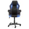 Furniture 4 Gamers FG-19 Gamer Szék Műbőr Fekete-Kék Ergonomikus