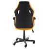 Furniture 4 Gamers FG-19 Gamer Szék Műbőr Fekete-Narancssárga Ergonomikus