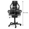 Furniture 4 Gamers FG-19 Gamer Szék Műbőr Fekete-Narancssárga Ergonomikus