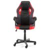 Furniture 4 Gamers FG-19 Gamer Szék Műbőr Fekete-Piros Ergonomikus