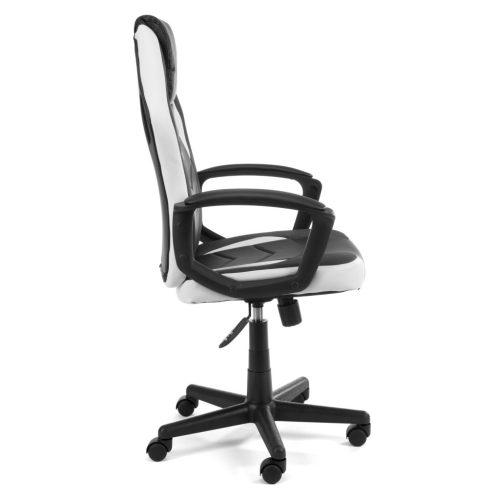 F4G FG-19 Gamer Szék Fekete-Fehér Ergonomikus