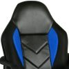 F4G FG-C18 Gamer Szék Műbőr Fekete-Kék Junior