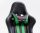 Furniture 4 Gamers FG33 Gamer Szék Műbőr Fekete-Zöld Ergonomikus