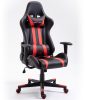 Furniture 4 Gamers FG33 Gamer Szék Műbőr Fekete-Piros Ergonomikus