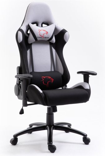 Furniture 4 Gamers FG38 Gamer Szék Szövet Szürke Ergonomikus