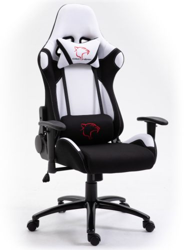 Furniture 4 Gamers FG38 Szövet Gamer Szék Fehér
