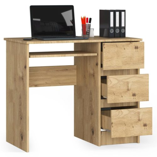 AKORD CLP A-6 Jobboldali Íróasztal Artisan Tölgy