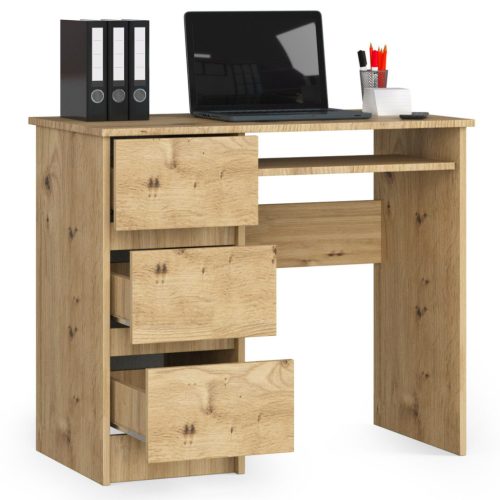 AKORD CLP A-6 Artisan Tölgy Balkezes Számítógépasztal