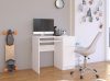 AKORD Piksel Kompakt Számítógépasztal Fehér Jobbos