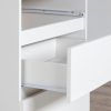 AKORD A-7 Fehér Számítógépasztal 4 Fiókos Jobbos 90cm