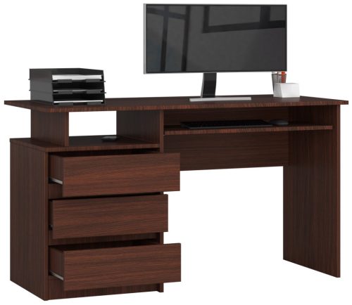 AKORD CLP Szabadonálló Íróasztal Wenge 135 cm