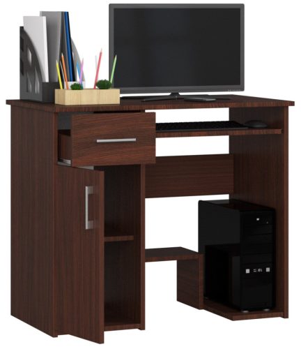 AKORD JAY Kompakt Számítógépasztal Wenge 90cm