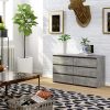 AKORD CL100 Beton Komód 6 Fiókos Laminált Matt