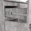 AKORD K100 Beton Komód 3 Fiókos 2 Ajtós Tárolószekrény