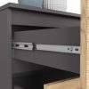 AKORD CLP K160 Komód Laminált Grafitszürke/Artisan Tölgy 4 Fiókos