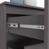 AKORD CLP K160 Komód Laminált Grafitszürke 4 Fiókos