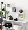 AKORD K Fali Polc Szett 25x25cm Fehér Laminált 3db