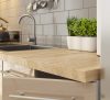 AKORD Oliwia S60 Konyhai Fiókos Szekrény Laminált Fehér-Cappuccino Magasfényű