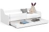 AKORD ACTIV 180x80 Gyerekágy Laminált Fehér Védőkorláttal