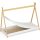 AKORD GEM Tipi Gyerekágy Laminált Fehér 180x80