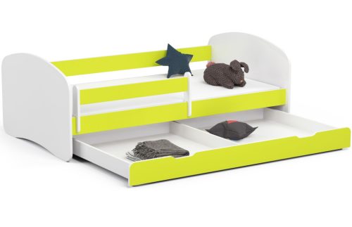 AKORD Smile Gyerekágy Laminált Lime 180x90 Matraccal
