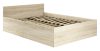 AKORD CLP Tárolós Ágy 160x200 Ágyrács Sonoma Tölgy
