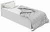 AKORD CLP Tárolós Ágy Laminált Fehér 90x200 LOZPODSTEBIA90