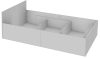 AKORD CLP Tárolós Ágy Laminált Fehér 90x200 LOZPODSTEBIA90