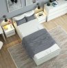 AKORD CLP Tárolós Ágy Laminált Fehér 90x200 LOZPODSTEBIA90