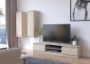 AKORD CLP Modern Sonoma Tölgy TV-állvány és Vitrin Szett