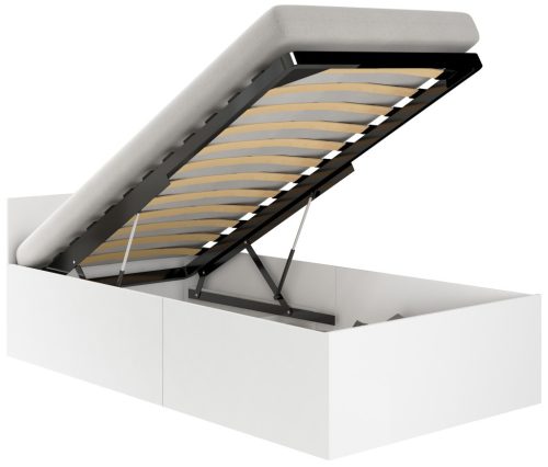 AKORD Furniture Factory Gázrugós Ágyrácsalap Fém-Fa 90x200 Fekete