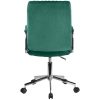 AKORD FD-24 Ergonomikus Irodai Szék Palackzöld Velúr