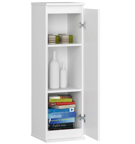 AKORD CLP W30 Fali Vitrin Laminált Fehér Matt