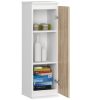 AKORD CLP Fali Vitrin W30 Laminált Fehér-Sonoma