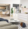 AKORD CLP K160 Komód 6 Fiókos Laminált Fehér