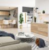 AKORD CLP K160 Komód Laminált Fehér-Sonoma 6 Fiókos