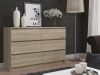AKORD CLP K120 Komód 6 Fiókos Laminált Sonoma Tölgy