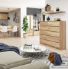 AKORD CLP K140 Komód Laminált Sonoma Tölgy 10 Fiókos