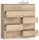 AKORD CLP K120 Komód Laminált Sonoma Tölgy 10 Fiókos
