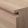 AKORD CLP K120 Komód Laminált Sonoma Tölgy 10 Fiókos