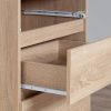 AKORD CLP K120 Komód Laminált Sonoma Tölgy 10 Fiókos