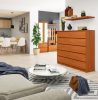 AKORD CLP K140 Komód Laminált Éger 10 Fiókos