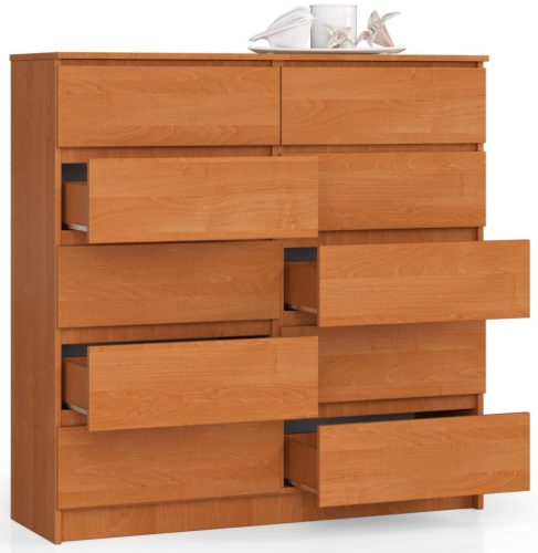 AKORD CLP K120 Éger Komód 10 Fiókos Laminált