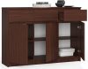 AKORD CLP K140 Komód Laminált Wenge 3 Ajtós 3 Fiókos