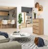 AKORD CLP K60 Komód Laminált Sonoma Tölgy 4 Fiókos